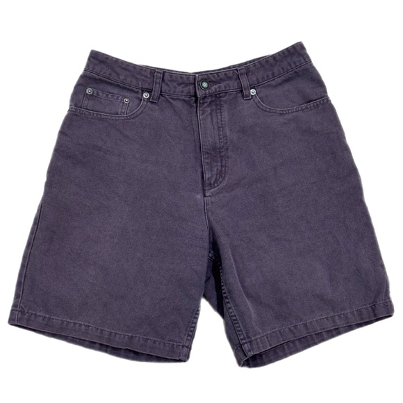 Patagonia Pants - Vintage Patagonia Denim Shorts 8" Inseam Purple Utility Outdoor RareWomen's 12